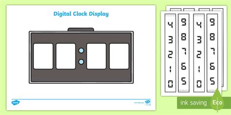 Interactive Digital Clock Ks2