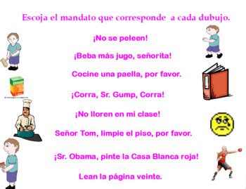 interactive grammar tutorial formal usted ustedes commands