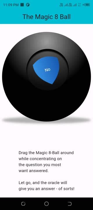 Interactive Magic 8 Ball