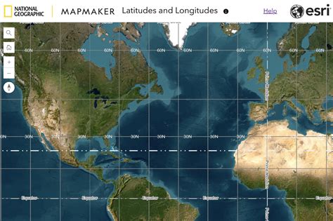 Interactive Map Of The World With Latitude And Longitude