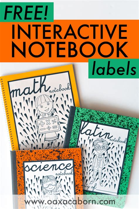 Interactive Notebook Cover Free Interactive Notebook Printables
