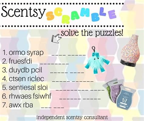 Interactive Scentsy Facebook Games