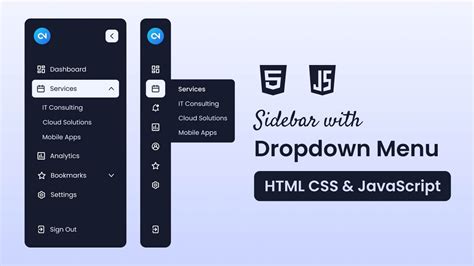 Interactive Sidebar Javascript