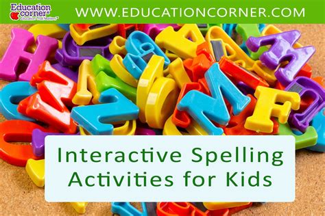 interactive spelling activities