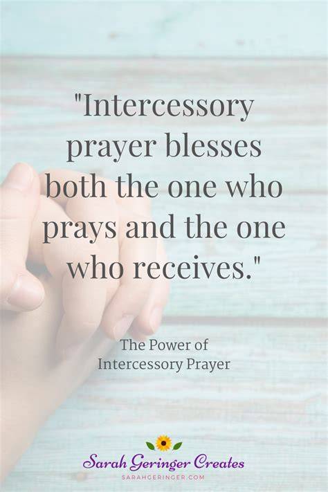 Intercessory prayer quotes