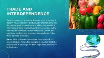 interdependence definition ap human geography