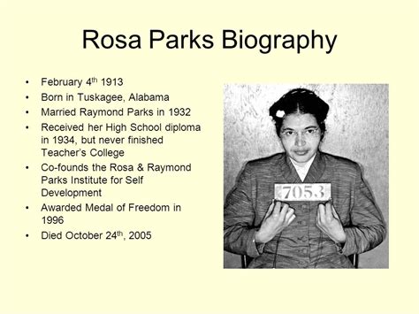 interesting facts about rosa parks early life