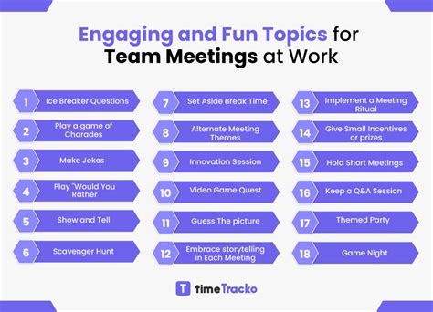 interesting topics to discuss in team meetings