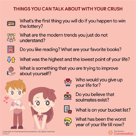 interesting topics to discuss with your crush over text