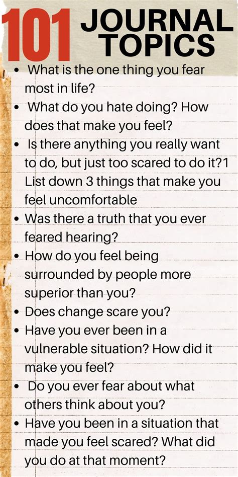 interesting topics to write in diary