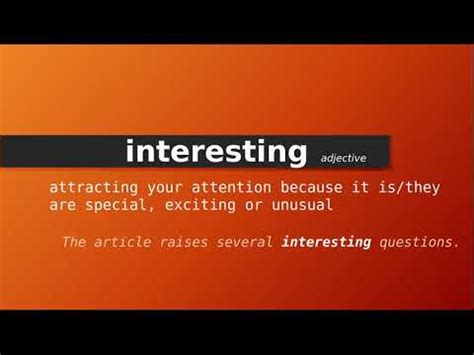 interestingness meaning