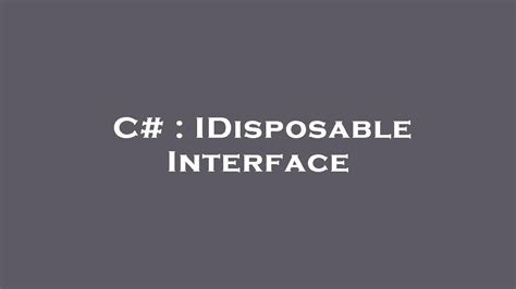 Interface C# Action