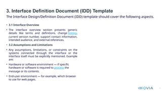Interface Definition Document Template