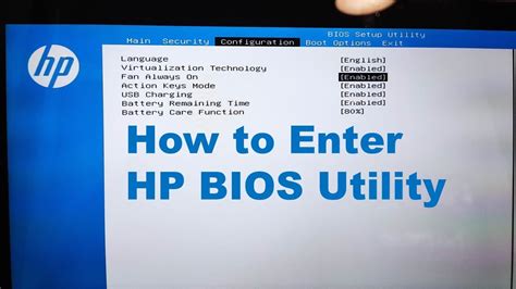 Interface Flashing BIOS HP melalui Windows