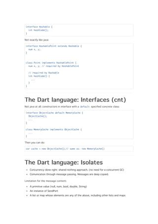 Interface In Dart Language