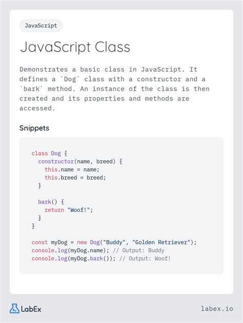 Interface Javascript Class