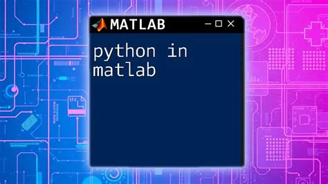 Interface Python Matlab