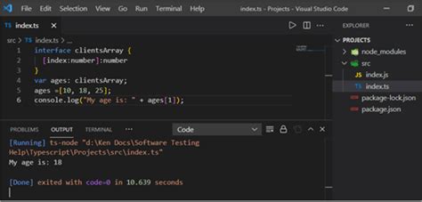 Interface Type Typescript Array
