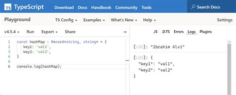 Interface Typescript Record