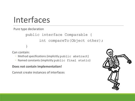 Interfaces Cannot Declare Types