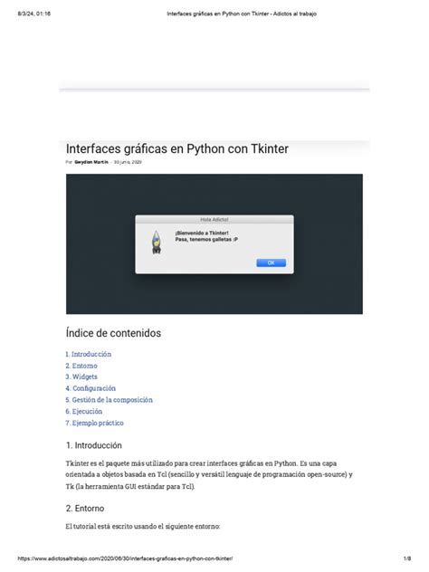 Interfaces Graficas En Python Pdf