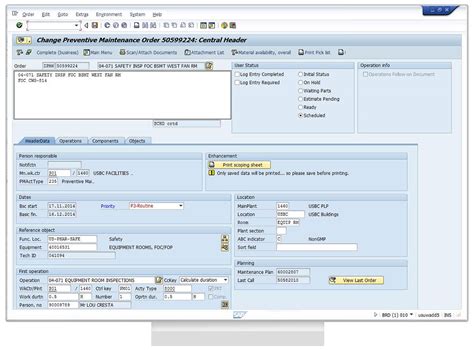 interfaces in sap pm
