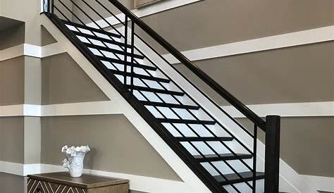 Interior Metal Railing Ideas s For Stairs Photos Freezer And Stair