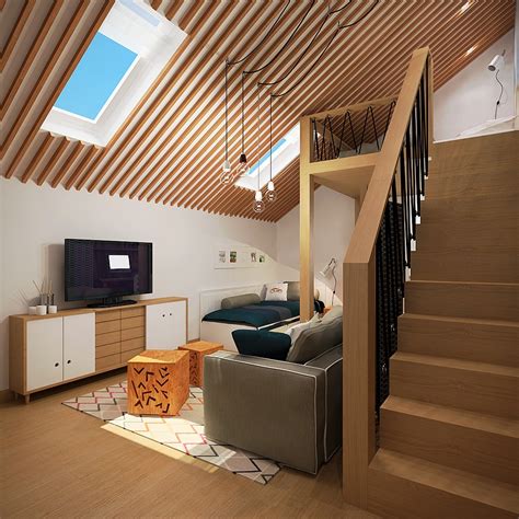 Interior Wooden Roof Design