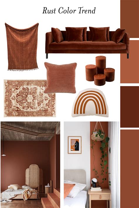 Interior Design Rust Color