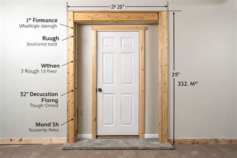 Interior Door Openings Chart Builders Surplus