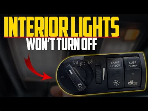 Interior Lights Stay On While Driving