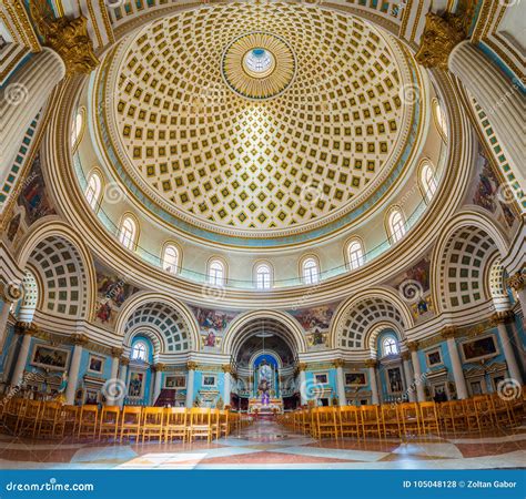 interior of the Mosta Dome