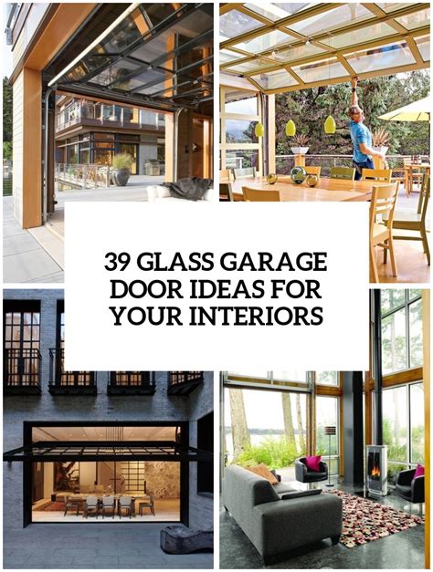 Home interiors glass garage doors