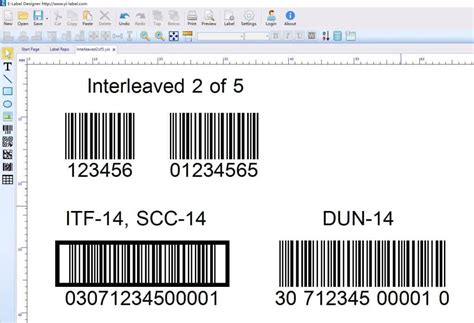 interleaved 2 of 5 barcode generator