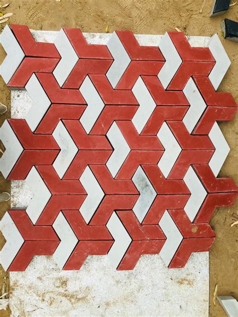 Interlock Tiles V Shape