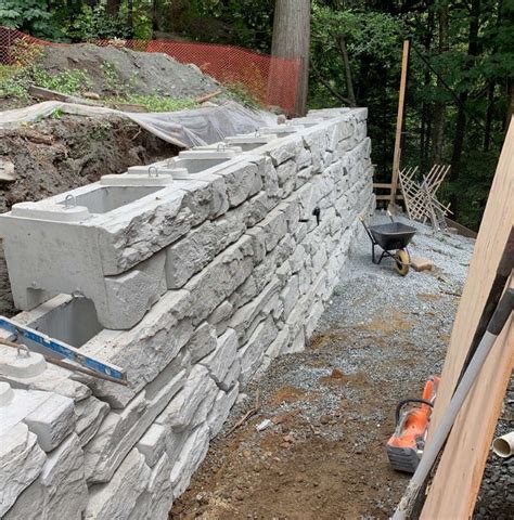 Interlocking Concrete Blocks For Retaining Wall