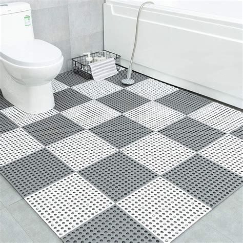 interlocking floor tiles for bathroom