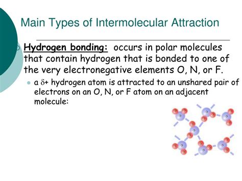 intermolecular forces of attraction types