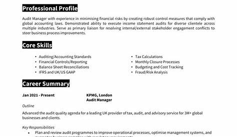 Internal Audit Project Manager Resume - Hire IT People - We get IT done