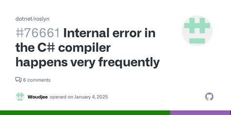 Internal Error In The C# Compiler
