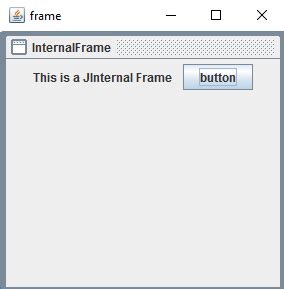 Internal Frame Example Java