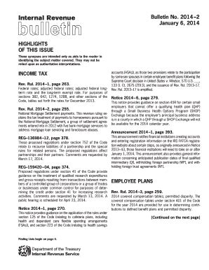 internal revenue bulletin 2014 4