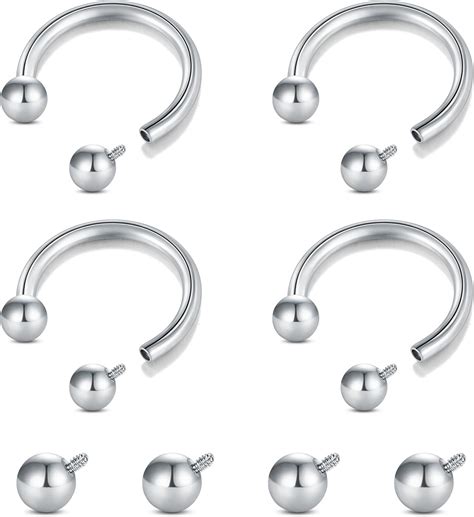 Internally Threaded Septum Piercing