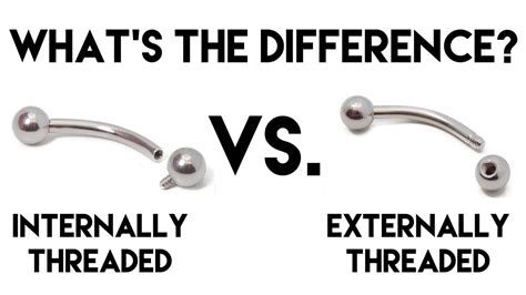 Internally Vs Externally Threaded Jewellery