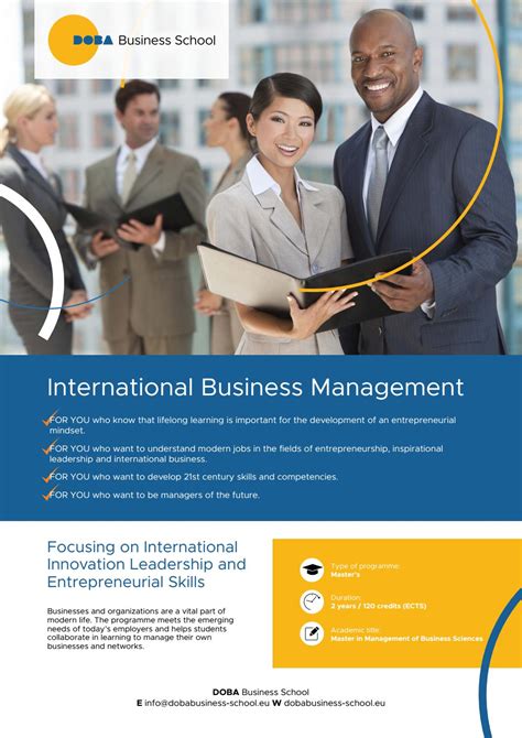 international business management masters gcu