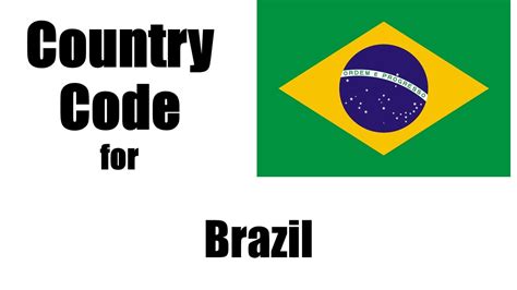 international code for brazil
