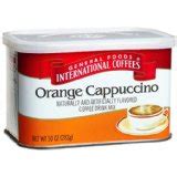 international coffee orange cappuccino