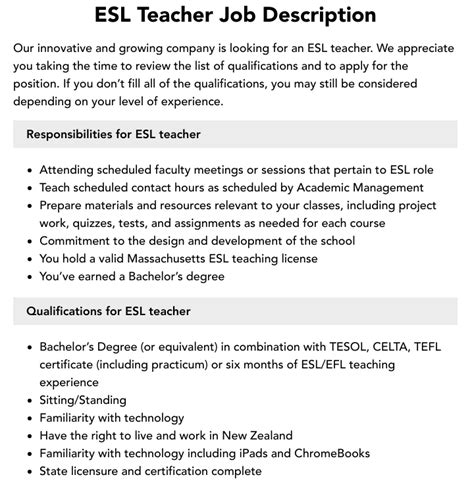 international english teacher jobs