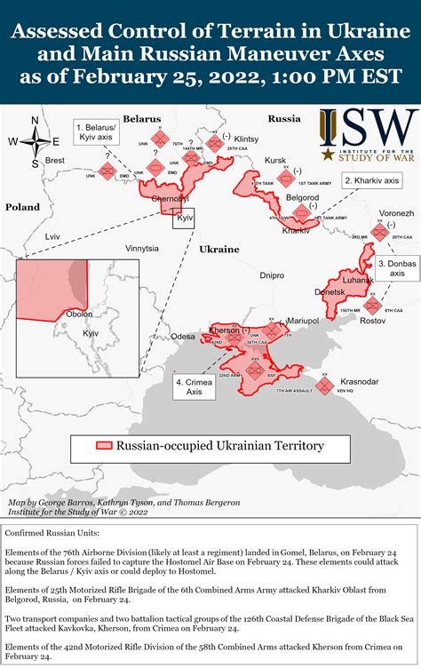 international study of war ukraine map
