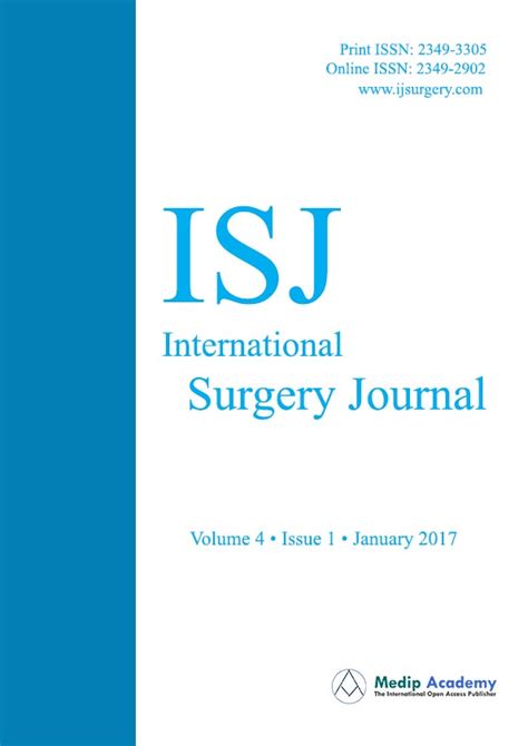 international surgery journal indexing